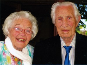 Leif Solberg and his wife, Reidun, whom he married in 1940