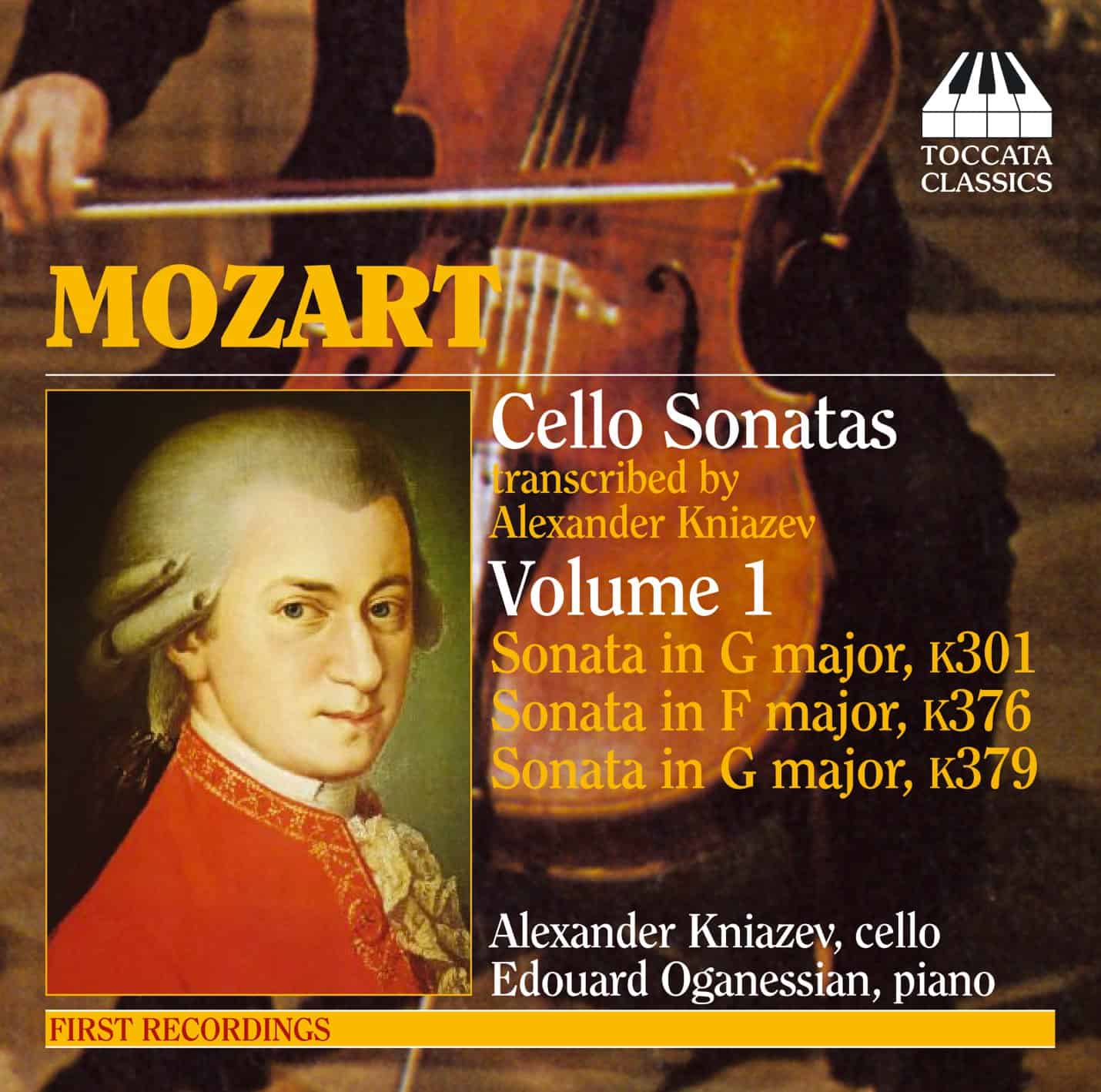 Sonatas,　Mozart:　One　Cello　Volume
