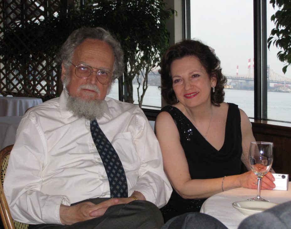 Arnold Rosner with his sister, Irene Rosner David