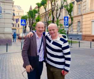 Clive Greensmith and Theodore Kuchar in Lviv