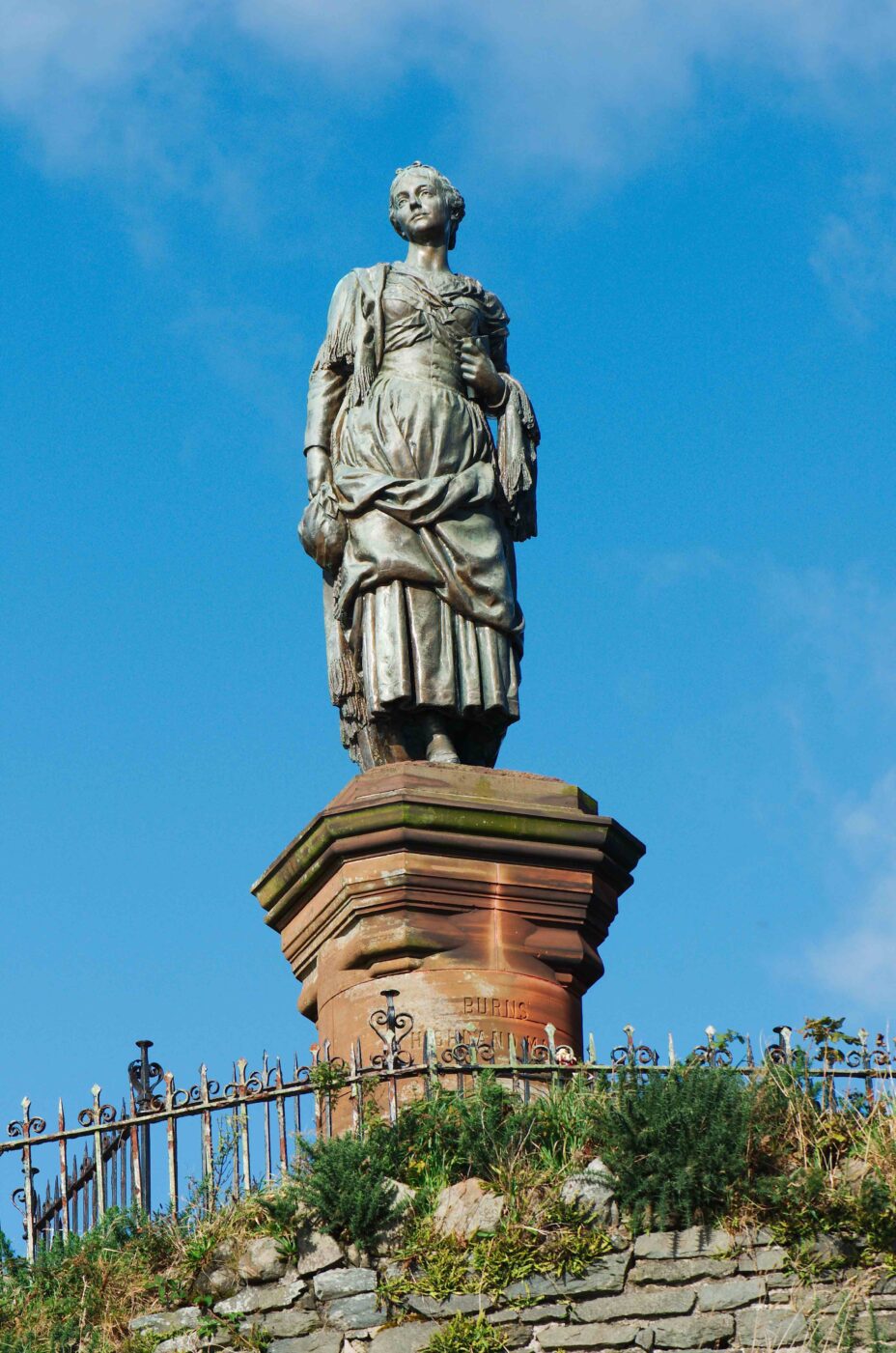 Highland Mary statue in Dunoon