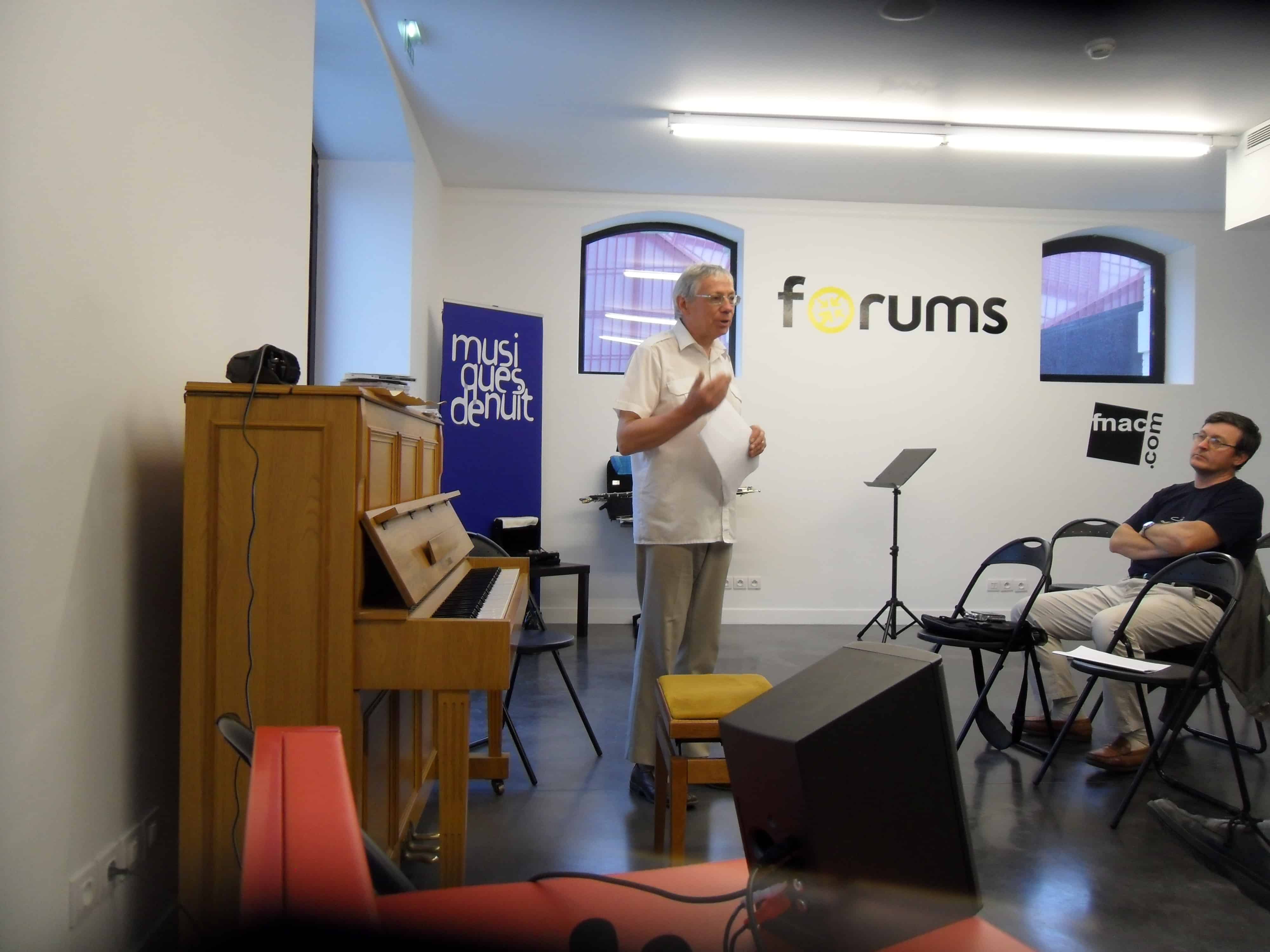 Malcolm Dedman in 2012, giving a presentation in Bordeaux, France