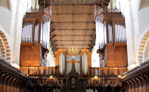 The organ of St Alban’s Cathedral