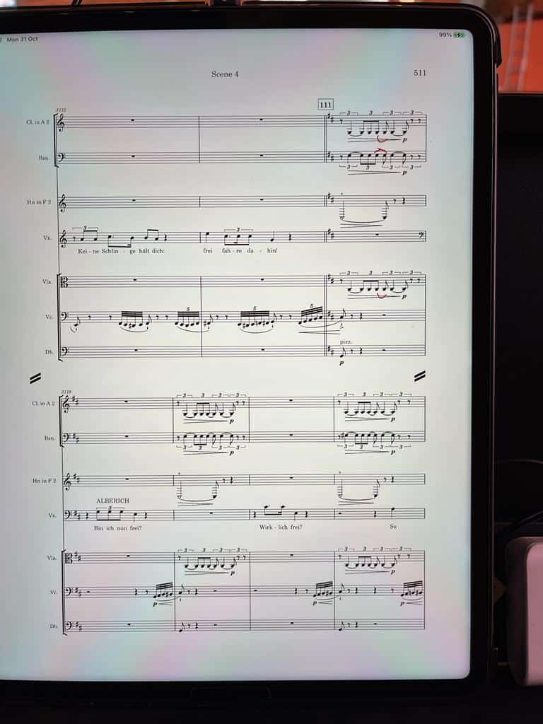 A standard page of arrangement