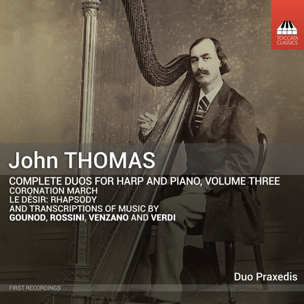 John Thomas: Complete Duos for Harp and Piano, Volume Three