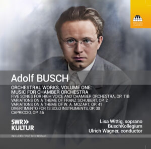 Adolf Busch: Orchestral Works, Volume One