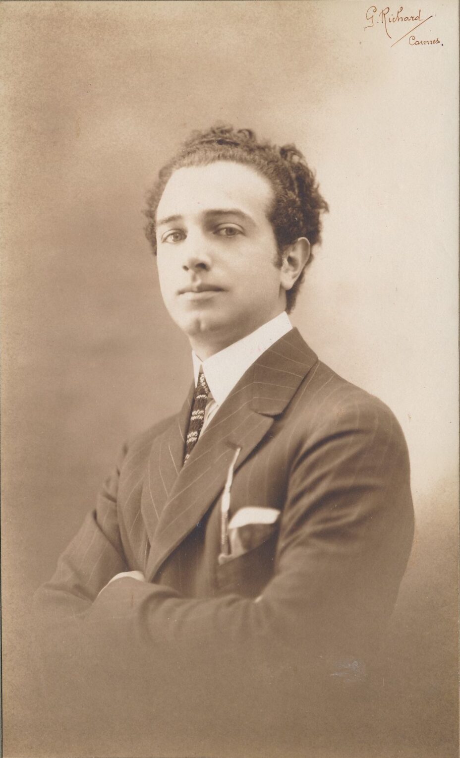 Moses Pergament ©  G. Richard. Cannes, 1921