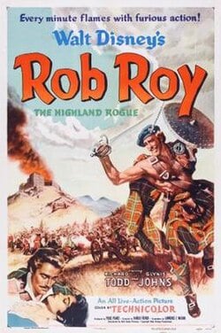 poster of the movie rob roy, the highland rogue